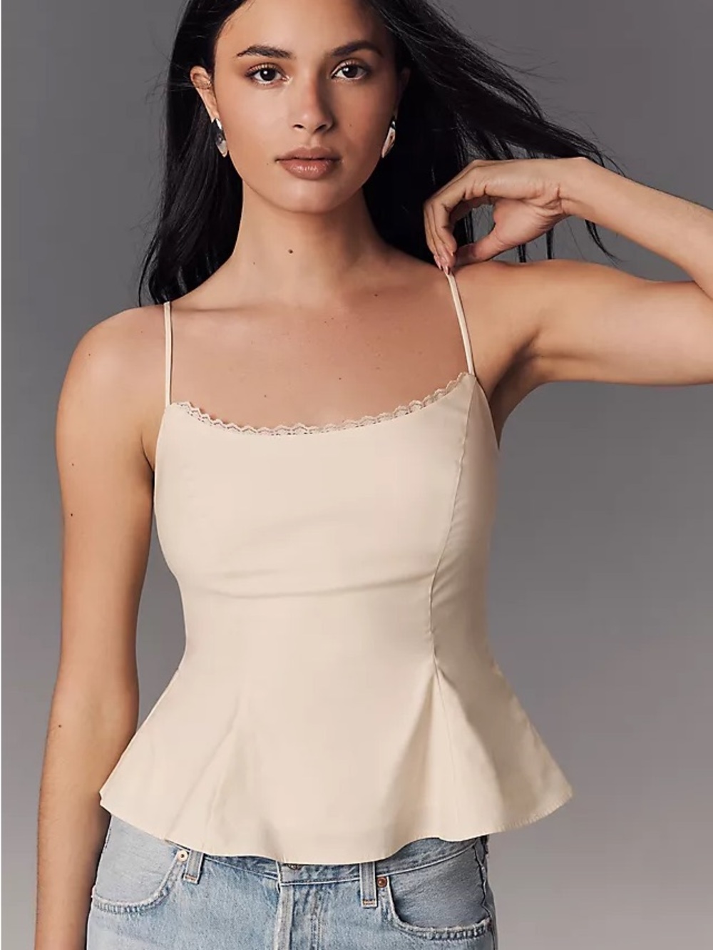 NWOT Reformation Genevieve Top Sugar - Picture 2 of 3